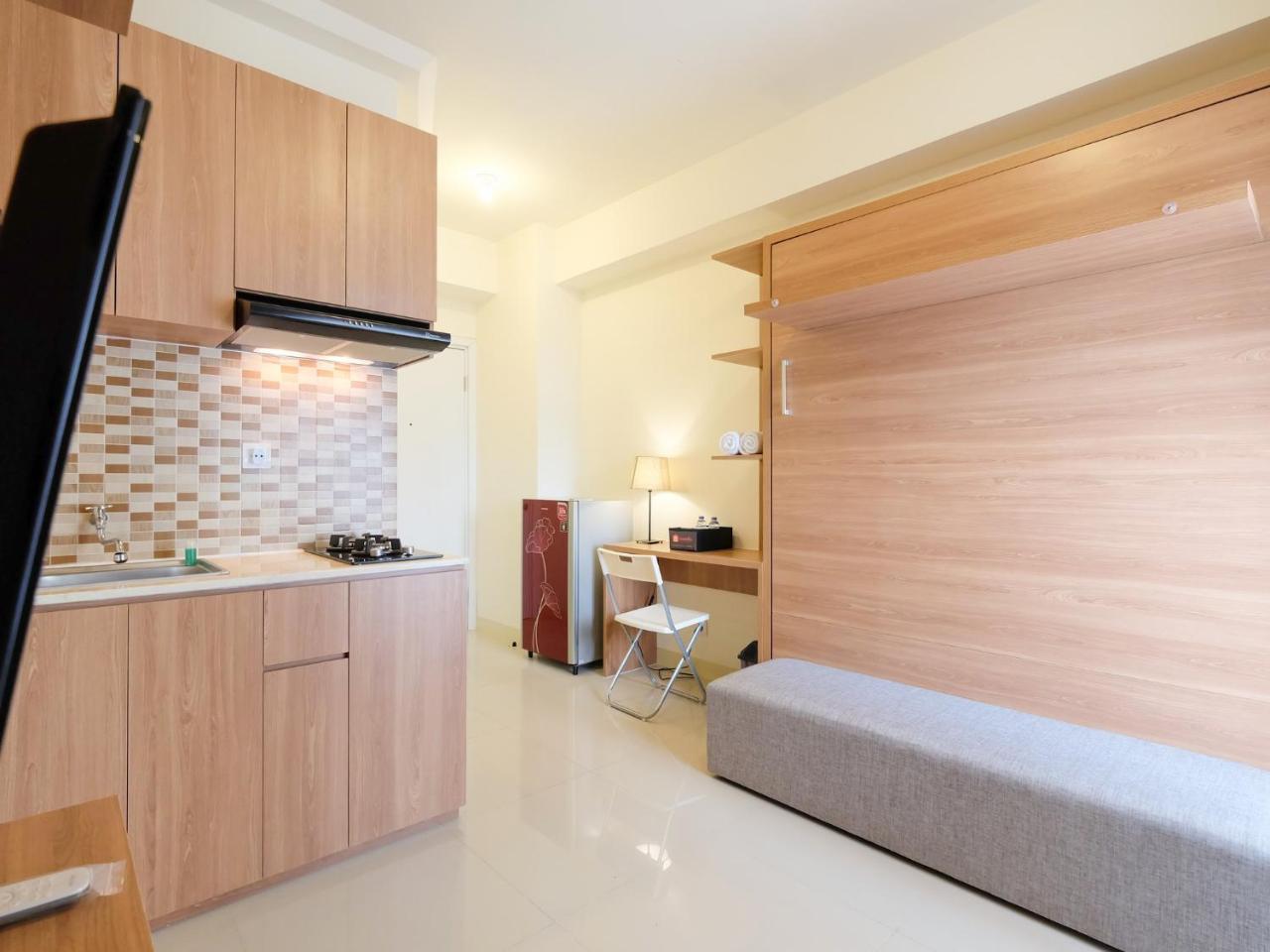 Modern Studio At Green Pramuka City Apartment Near To Shopping Center By Travelio Jakarta Buitenkant foto